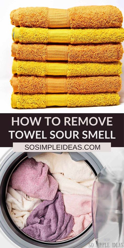 Stinky Wash Cloths, How To Clean Stinky Towels, How To Make Your Towels Smell Fresh, How To Get Rid Of Sour Smell In Towels, Cleaning Towels That Stink, How To Get Sour Smell Out Of Laundry, Freshen Towels In Washer, Make Towels Smell Fresh Again, Fresh Smelling Towels