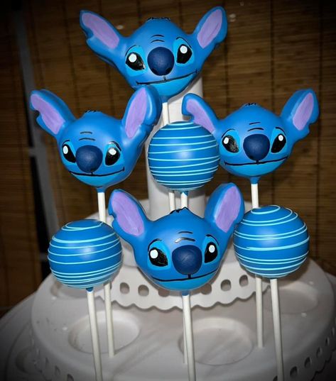 Stitch Baby Shower Cake, Stitch Cake Pops, Stitch Desserts, Stitch Cupcakes, Lilo And Stitch Cake, Stitch Party, Stitch Cake, Stitch Birthday, Stitch Stuff