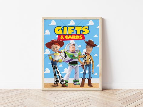 Toy Story party sign gifts and cards, It's a boy story party sign, Toy Story party signage Printable, INSTANT DOWNLOAD 0016 0040 Toy Story Gifts, Party Signage, Toy Story Party, Party Sign, Cards Sign, Party Signs, Types Of Printer, Print Store, Banners Signs