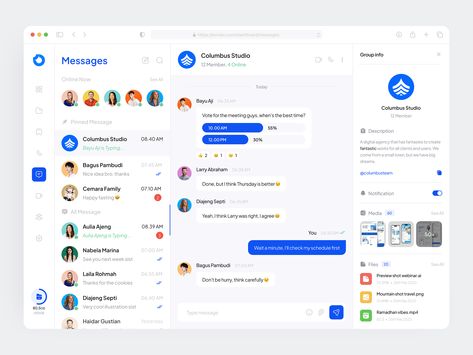 Chat Dashboard, Daily Progress, Creative Design Agency, Dashboard Ui, Communication Tools, Dashboard Design, Chat App, Ux Web Design, Messaging App