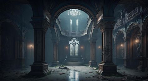 Inside the palace of abandoned magnificent castle Castle Background, The Castle, End Of The World, Palace, Royalty Free Stock Photos, Castle, This Is Us, Gaming, For Free