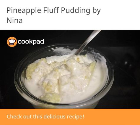 Pineapple 🍍 Fluff Pudding Pineapple Fluff Recipe, Recipe With Evaporated Milk, Pineapple Pudding, Pineapple Fluff, Evaporated Milk Recipes, Most Popular Dessert Recipes, Cooked Pineapple, Popular Desserts Recipes, Easiest Dessert