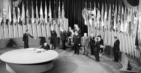 Today in History: United Nations Charter is Signed in San Francisco (1945) Shadow Government, United Nations Day, Fordham University, General Assembly, Today In History, Regency Era, After The Storm, Think Tank, United Nations