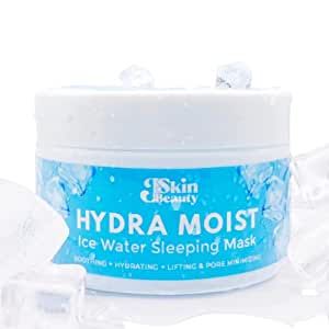 Amazon.com : J Skin Beauty HYDRA MOIST Ice Water Sleeping Mask, 300g : Beauty & Personal Care J Skin Beauty Hydra Moist, Skin Beauty Hydra Moist, J Skin Beauty, Ice Water Sleeping Mask, Gel Based Moisturizer, Hydra Moist, Water Sleeping Mask, Overnight Face Mask, Pore Mask