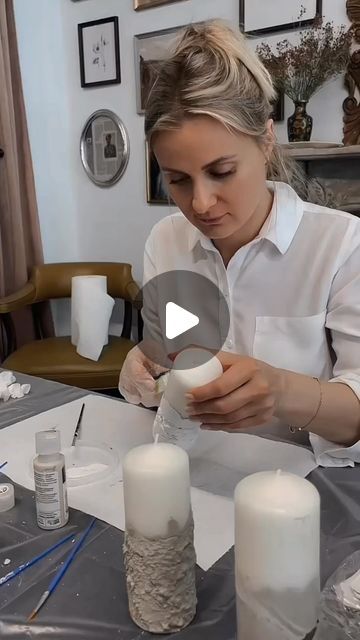 LUXURY CONCRETE CANDLES• COURSES on Instagram: "You are the creator of your life, and you can become anyone you desire. For me, art started as a form of therapy and a simple hobby. When you genuinely enjoy what you do, people can’t help but love it. They began asking me to share my creations, and some even started purchasing my products faster than I could list them on my website. My hobby turned into a profitable business, and it completely transformed my life. This journey is a testament to the power we all have within us. You have the potential to shape your own path and be whoever you aspire to be. It all begins with that initial spark of passion, just as it did for me. ✨ I encourage you to find a hobby that brings you joy and fulfillment. Discover what makes you happy and follo Molds For Candle Making, Home Decor Candles, Luxury Candles Inspiration, How To Decorate Candles, Unique Candle Ideas, Candle Making Aesthetic, Unique Candle Making Ideas, Artistic Candles, Diy Concrete Candle