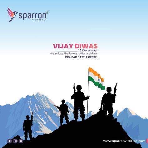 Happy Vijay Diwas to all of us. Let’s remember the sacrifice of those brave soldiers who died in the line of duty to protect our great nation. Jai Bharat! #VijayDiwas2020 #vijaydiwas #sparron #vitrified #600x600mm #gvt #pgvt #morbi #gujarat Vijay Diwas Creative Ads, Kargil Vijay Diwas Creative Ads, Vijay Diwas Poster, Indian Flags, Kargil Vijay Diwas, Vijay Diwas, Martyrs' Day, Festival Post, Liberation Day