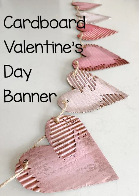 Crafts To Do With Scrapbook Paper, Diy Banners Ideas, Valentine Decorating Ideas Diy, Diy Heart Crafts, Heart Crafts For Adults, Paper Heart Crown, Hearts Diy Crafts, Valentines Diy Crafts To Sell, Paper Crafts Heart