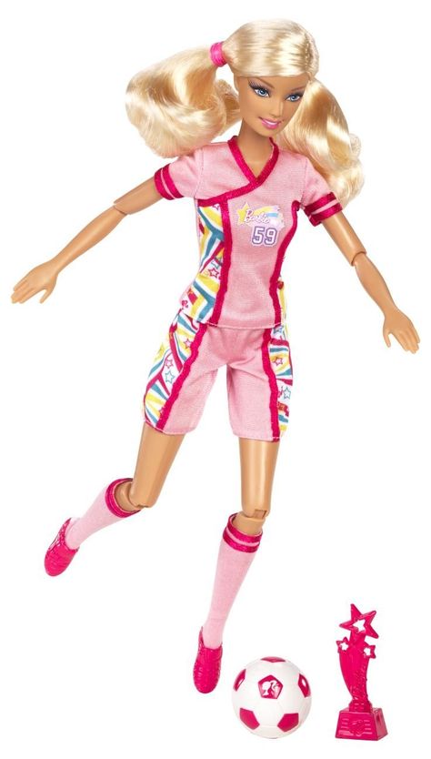 Amazon.com: Barbie I Can Be Team Barbie Soccer Champion Doll: Toys & Games Barbie I Can Be, Mattel Shop, Doll Clothes Barbie, Cabbage Patch Dolls, Beautiful Barbie Dolls, Barbie I, Soccer Player, Barbie Friends, New Dolls