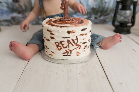 Camp Smash Cake, Camping Cake Smash, One Happy Camper First Birthday Cake Smash, Camping Smash Cake, One Happy Camper Cake Smash, Happy Camper Smash Cake, One Happy Camper Smash Cake, Woodland Smash Cake, Neutral Cake Smash