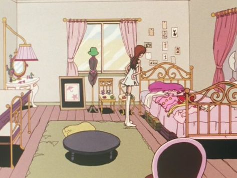 Room Illustration, Paradise Kiss, Retro Anime, Anime Room, Room Goals, Pretty Images, Kawaii Room, Old Anime, 90s Anime