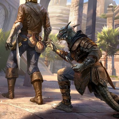 Argonian Art, Dragonborn Rogue, Dragonborn Dnd, Elder Scrolls Legends, Dnd Dragonborn, Half Dragon, Wolf Wallpaper Hd, Skyrim Art, Neon Wolf