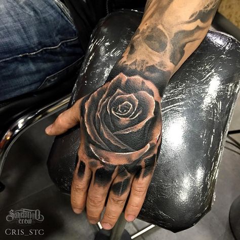 Fist Tattoo Ideas For Men, Tattoos Motorcycle, Bone Hand Tattoo, Typographic Tattoo, Fist Tattoo, David Tattoo, Rose Hand Tattoo, Rose Tattoo Sleeve, Black Tattoo Cover Up