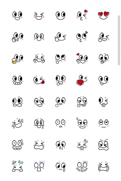 Struktur Teks, Alfabet Font, Ear Tattoo Ideas, Emoji Drawings, Ear Tattoos, Cute Easy Doodles, Easy Cartoon Drawings, Cartoon Eyes, Easy Doodle Art