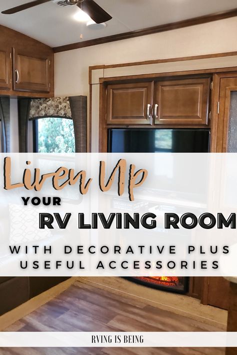 Rv Living Room Makeover, Rv Rugs Indoor, Rv Living Room Decor, Travel Trailer Living Room Ideas, Cozy Rv Decor, Rv Living Room Remodel, Decorating An Rv, Rv Living Room Ideas, Rv Living Decor