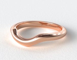 Modern Leaf Bypass Engagement Ring | 14K Rose Gold | 17181R14 Matching Wedding Ring, Bypass Engagement Ring, Tension Ring, Matching Wedding Rings, Contemporary Engagement Rings, Matching Wedding Bands, Engagement Ring Styles, Wedding Matches, Matching Band