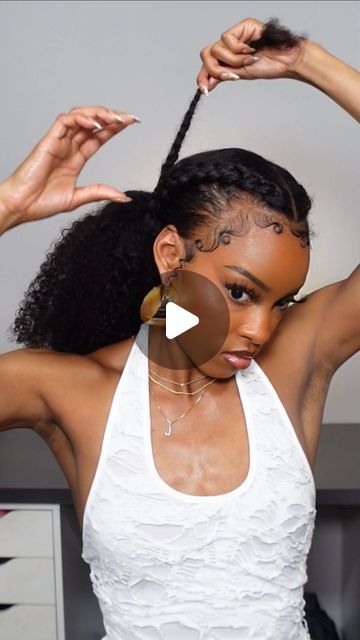 Heat Free® Hair on Instagram: "Just when you thought things couldn’t get more beautiful.   Get versatility, summer-ready styling, and perfect curls every time with the one-step upgrade of our Drawstring Ponytail.   For a limited time only, the entire site is 20% off during our Annual Spring Sale. Use code: BLOOM20 at checkout to save 🌸. Which one of these 5 looks are you trying first? Comment below!   🎥 Feat: For Kurls 18” Ultra Full Drawstring Ponytail  . . . . #ponytails #ponytailstyles #ponytailstyle #ponytailextensions #ponytailhairstyles #ponytail #sleekponytail  #clipinextension #clipinhairextension#clipinhairextensions #clipins #clipinhair #clipinsfornaturalhair#clipinsforblackwoman #clipinsforafricanamericanhair#clipinshair #naturalhairstyle #clipinsforblackgirls#curlyextensions Hair Jewelry Ponytail, Black Low Ponytail Hairstyles, Cuban Twist Ponytail, Ponytail Styles For Natural Hair, Ponytails For Black Women Natural Hair, Ponytail Black Women Natural Hair, High Extended Ponytail Weave, Curly Ponytail Extensions, Ponitailhairstyle Black Women