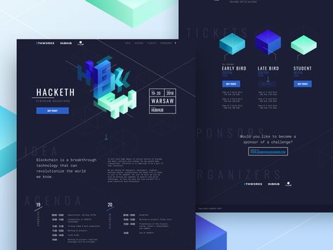 Hackathon Ideas, Hackathon Website, Hackathon Logo Design, Hackathon Poster, Blockchain Technology Infographic, Design Grafico, Web Design Inspiration, Blockchain, Typography Design