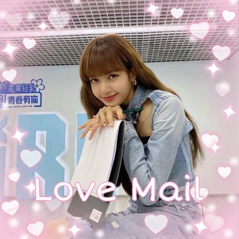 Love Mail Blackpink, Blackpink Love Mail, Blackpink Mail Stickers, Blackpink Prints, Sticker Blackpink, Kpop Mail Sticker, Love Mail Sticker, Kpop Mailing Stickers, Black Pink Icons