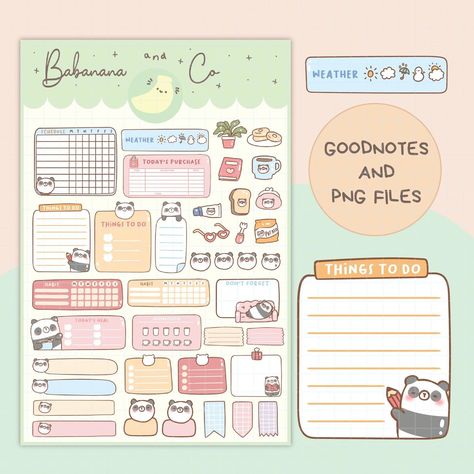 Functional Stickers For Planner, Good Notes Stickers Png, Kawaii Planner Stickers, Kawaii Png, Cute Planner Stickers, Digital Stickers Goodnotes, Kawaii Planner, Functional Stickers, Goodnotes Stickers