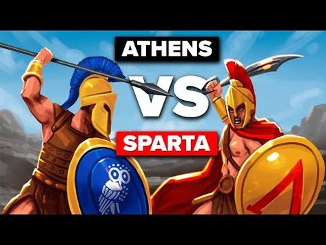 ATHENS vs SPARTA - The Peloponnesian War Explained - YouTube Athens Vs Sparta, Middle School History, Review Activities, World History, Athens, Middle School, The Unit, History