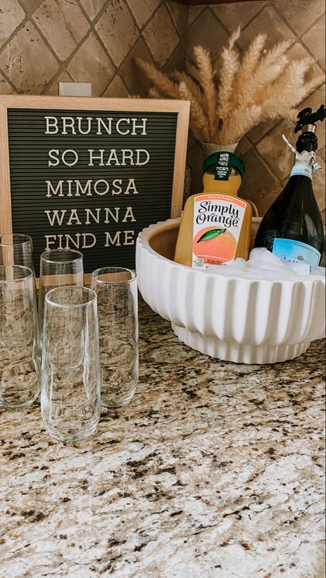 Mimosa Party, Mimosa Brunch, Simply Orange, Champagne Bucket, Mimosa Bar, Champagne Buckets, Shopping Event, Business Plan, Better Homes And Gardens