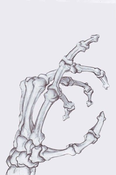 skeleton hand Skeleton Hands Drawing, Bone Drawing, Hand Skeleton, Drawing Anatomy, Skeleton Anatomy, Skeleton Drawings, Filmy Vintage, Arte Grunge, Skulls Drawing