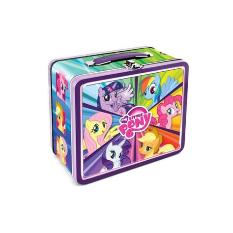 Pony Design, Tin Lunch Boxes, Cool Toys For Girls, My Little Pony Characters, Top Toys, Kids Lunchbox, Rainbow Dash, Christmas Toys, Vintage Logo