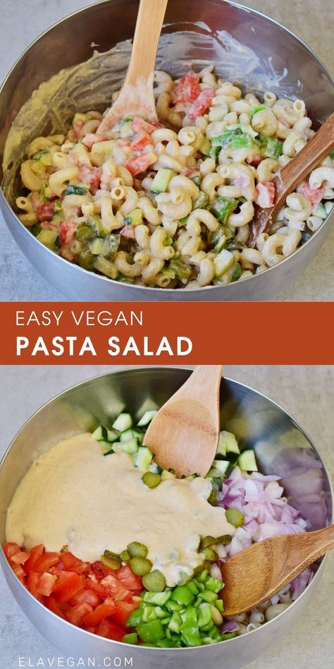 Best Vegan Pasta, Pasta Salad Vegan, Healthy Vegan Pasta, Easy Vegan Pasta, Creamy Vegan Pasta, Vegan Pasta Salad, Resep Pasta, Healthy Pasta Salad, Resep Salad