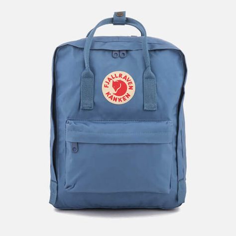 Fjallraven Kanken Backpack Lake Blue Kanken Sky Blue, Blue Kanken Backpack, Fjallraven Kanken Navy Blue And Red, Fjallraven Kanken Arctic Green, Fjall Raven Kanken, Fjallraven Rucksack, Kanken Classic, Navy Backpack, Backpack Fjallraven