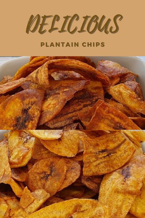 How To Make Plantain Chips! Today, in this video I will show how to make super easy plantain chips. We will be using both ripe and unripe plantains for this recipe. _________________________ Ingredients used: (remember that the quantity of the ingredients depend on you!) - 6 plantains (3 ripe 3 unripe) - sunflower seed oil - powdered chili pepper - salt _________________ Plantain Chips Recipe, How To Make Plantains, Baked Plantain Chips, Ripe Plantain, Nigerian Recipes, Plantain Chips, Pepper Salt, Recipe Ingredients, Sunflower Seed