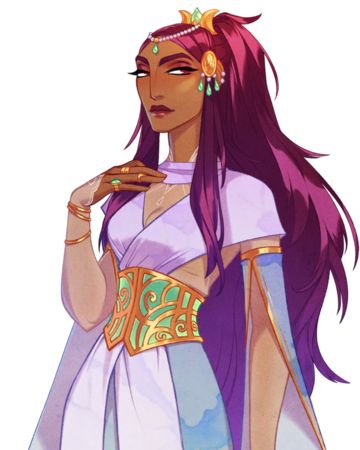 Nadia Aesthetic, Arcana Nadia, Nadia Satrinava, Long Purple Hair, The Arcana, The Hanged Man, Gray Eyes, Poor People, Purple Eyes