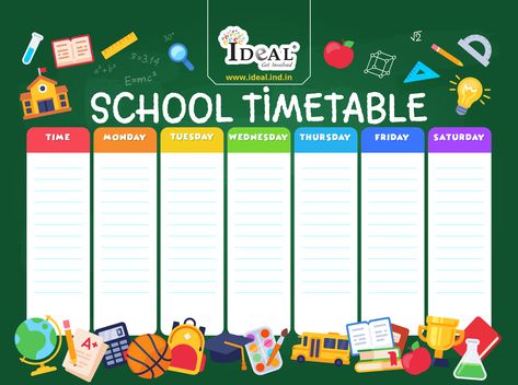 Reminder Design, Timetable Template, Planner Schedule, Weekly Schedule Planner, School Timetable, Schedule Organization, School Plan, Study Organization, E Mc2