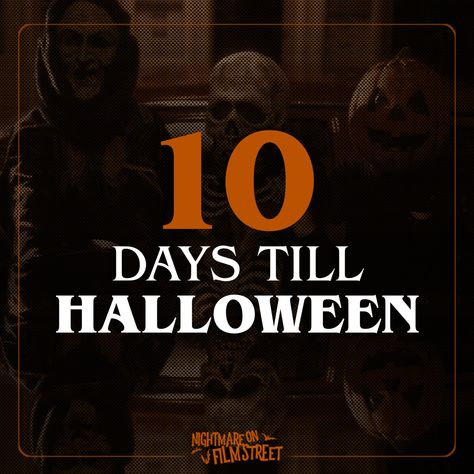 ✨🎃 10 DAYS 'TILL HALLOWEEN! 🎃✨ Days Till Halloween, Horror Costume, 10 Days, Halloween, 10 Things