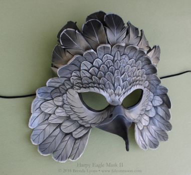 Harpy Eagle II Leather Mask by windfalcon Harpy Bird, Masquarade Mask, Eagle Costume, Eagle Mask, Harpy Eagle, Bird Mask, Owl Mask, Therian Mask, Bird Costume