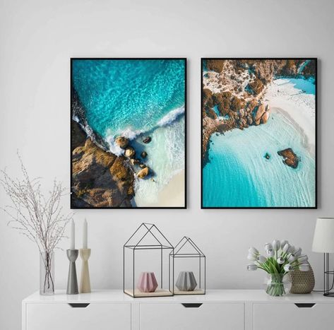 SHOP Albany WA | Coastal Style Photography Framed Art Print Art Diorama, Seni Resin, Resin Sea, Art Business Ideas, Resin Art Ideas, Sea Shell Art, Ocean Resin, Australian Landscape, Epoxy Art