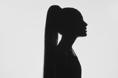 Ariana Grande for Givenchy Ariana Grande Silhouette, Ariana Grande Givenchy, Ariana Rares, 5sos Luke, Black And White Aesthetic, Thank U, White Aesthetic, Pink Wallpaper, Ariana Grande