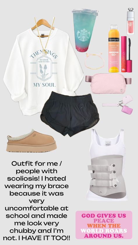 Does anyone else have this problem? Also who hates wearing undershirts for every outfit and getting them sticky?! ❤️😔#outfit #outfitinspo #summer #preppy #aesthetic #fyp #scoliosis #brace Summer Preppy Aesthetic, Preppy Aesthetic, Braces, Cute Outfits, Wardrobe, Outfit Inspo, How To Wear, Clothes