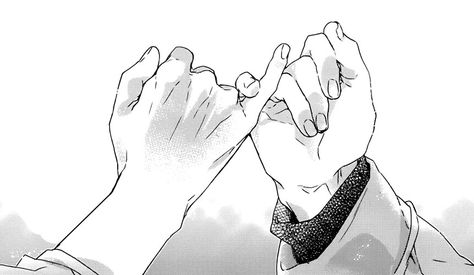 Anime Pinky Promise Anime Hands, Hand Drawing Reference, Pinky Promise, Anime Monochrome, Hand Art, Manga Comics, 그림 그리기, Dark Art, Drawing Sketches