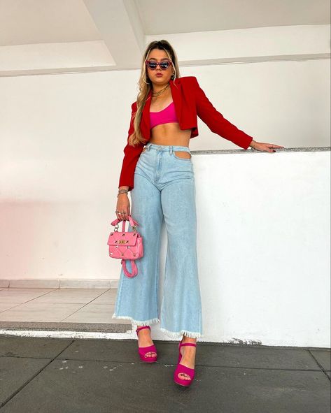 Platform Heel Outfit, Platforms Outfit, Pink Heels Outfit, Platform Heels Outfit, Platform Boots Outfit, Jeans Heels Outfit, Pink Platform Heels, High Heels Outfit, Casual Chique