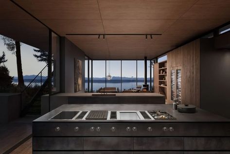 Gaggenau Appliances, Hospitality Lighting, Bespoke Kitchen Design, Luxe Interiors, Bad Design, Induction Cooktop, Professional Kitchen, Bespoke Kitchens, Kitchen Cabinetry