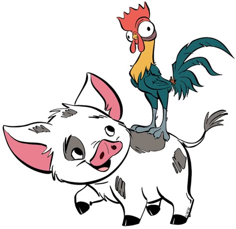 moana clip art | Disney Moana Clip Art Images | Disney Clip Art Galore Animated Chicken Drawings, Moana And Her Chicken, Moana Chicken Drawing, Moana Drawings Easy, Chicken From Moana, Moana Chicken, Moana Clipart, Moana Drawing, Hei Hei Moana