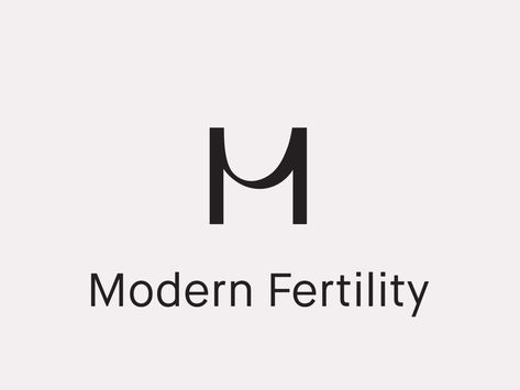 Modern Fertility logo by Yung Studio on Dribbble Modern Fertility, Coaching Logo, Gender Neutral Colors, Reproductive Health, Personal Brand, Logo Ideas, Neutral Colour Palette, Creating A Brand, Identity Design