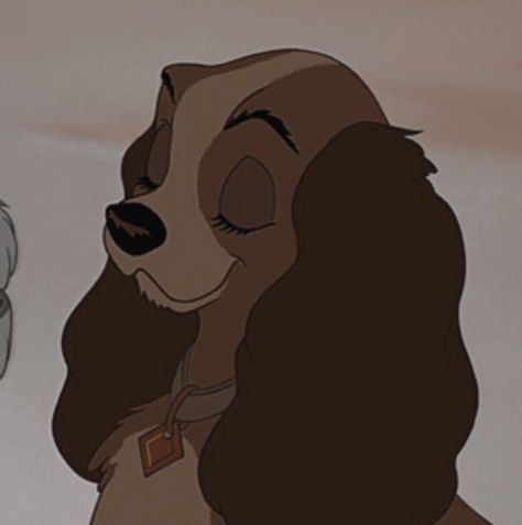 Brown Disney Aesthetic, Lady And The Tramp Matching Pfp, Lady And The Tramp Pfp, Lady And The Tramp Aesthetic, The Lady And The Tramp, Old Disney Movies, Disney Icons, Disney Collage, Disney Dogs