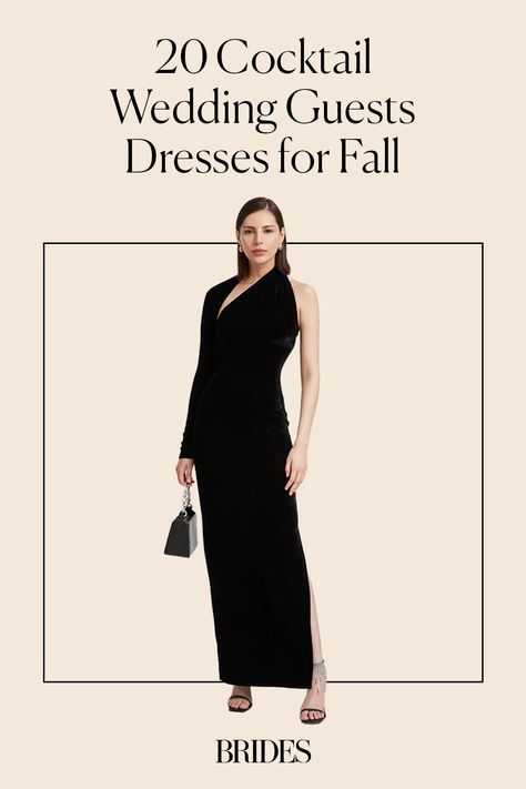 From floral-print dresses to jewel-tone midis, these 20 cocktail attire wedding guest dresses are perfect for a fall wedding. Cocktail Wedding Guest Dress Winter, Fall Cocktail Dresses Wedding Guest, Cocktail Wedding Dress Guest Fall, Fall Dresses Wedding Guest, Cocktail Wedding Guest Dress Fall, Fall Wedding Guest Cocktail Attire, Festive Cocktail Attire Wedding, Fall Wedding Guest Cocktail Dress, Wedding Dresses Guest Fall