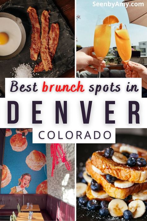 Colorado Vacation Ideas, Downtown Denver Restaurants, Denver Colorado Vacation, Denver Breakfast, Denver Brunch, Denver Colorado Downtown, Denver Vacation, Colorado Food, Denver Food