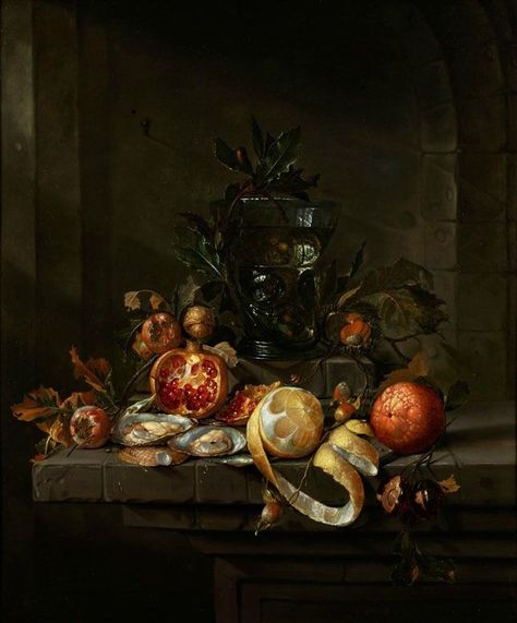 Cornelis de Heem Baroque Artworks, Still Life With Fruit, Food Art Painting, Dutch Still Life, Shooting Inspiration, Oil Colour, Still Life Fruit, Colour Painting, Food Painting