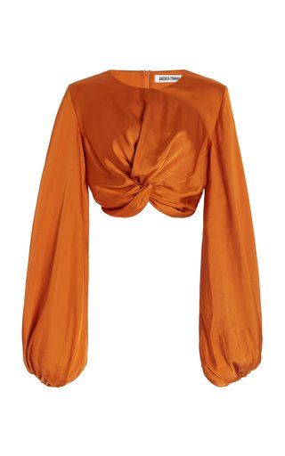 Andrea Iyamah Fashion Collections For Women | Moda Operandi Orange And Black Outfits For Women, Wrap Top Dress, Dope Fashion Outfits, Andrea Iyamah, Expensive Look, Expensive Dresses, Matching Separates, Pleated Gown