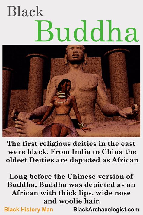 Black Pride Art, Asian Representation, African History Facts, African History Truths, Giant People, Black Buddha, Chocolate Girl, Religious Statues, African American History Facts