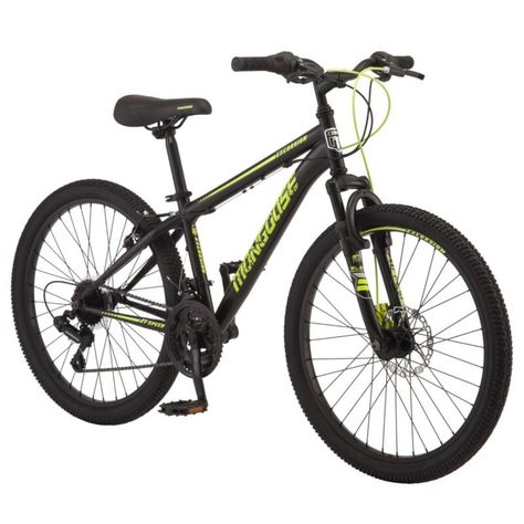 New Mongoose Boys 24″ Excursion Mountain Bike Black Neon Yellow Green Bicycle. Ships fast via UPS Ground. Brand: – Mongoose Department: – Boys Type: – Mountain Bike Vintage: – No Number of Speeds: – 21 Speed MPN: – R0708WM Bike Type: – Mountain Bike Color: – Black Configuration: – Full Bicycle UPC: – 038675177529 Mongoose Mountain Bike, Mongoose Bike, Black Mountain Bike, Mountain Bike Brands, Green Bicycle, Bike With Training Wheels, Bicycle Trail, Hardtail Mountain Bike, Boy Bike