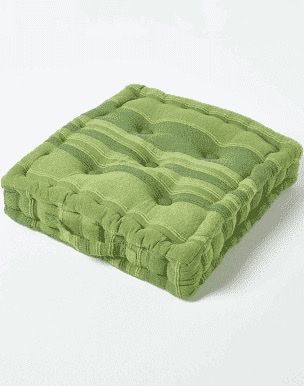 https://www.homescapesonline.com/morocco-striped-cotton-floor-cushion-green.html?gclid=Cj0KCQiAj9iBBhCJARIsAE9qRtAh2zfrakIcp-QiFAzf4_sx-ThmBToTSKApUu1Rw6HCxh7B3XYnMlIaAgA8EALw_wcB Outdoor Garden Dining, Striped Floor, Garden Bench Cushions, Bookcase Tv Stand, Sideboards Living Room, Organic Cotton Bedding, Memory Foam Pillows, Pillow Mattress, Egyptian Cotton Bedding